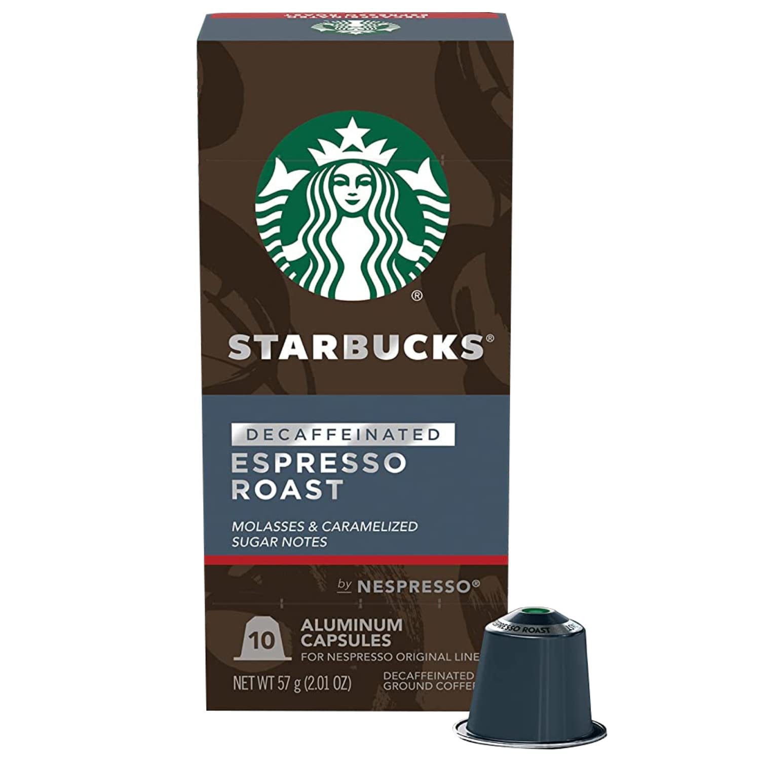 Starbucks by Nespresso Original Line Dark Roast Espresso, 50-count Espresso Pods