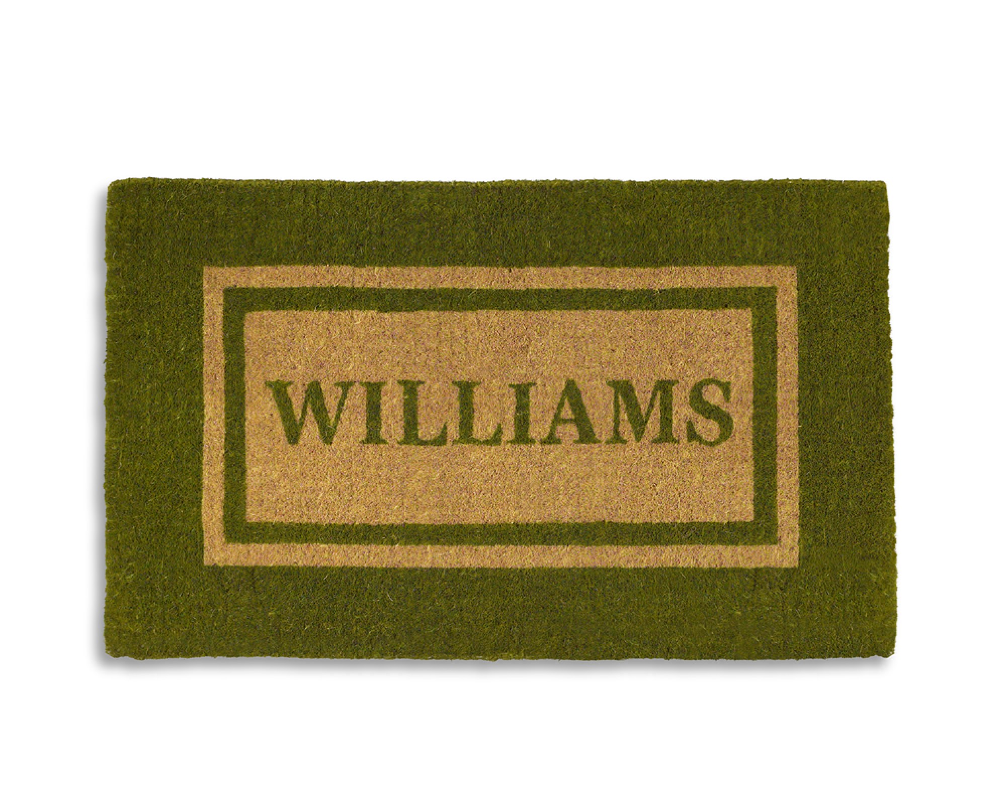 Personalized Double Border Doormat