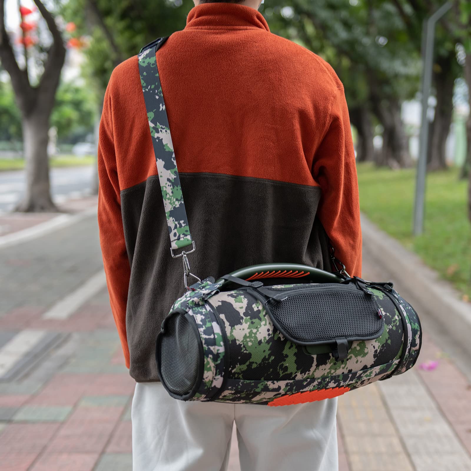 Travel Carrying Strap for JBL Boombox 3/Boombox 3 Wi-Fi Waterproof Portable Bluetooth Speaker