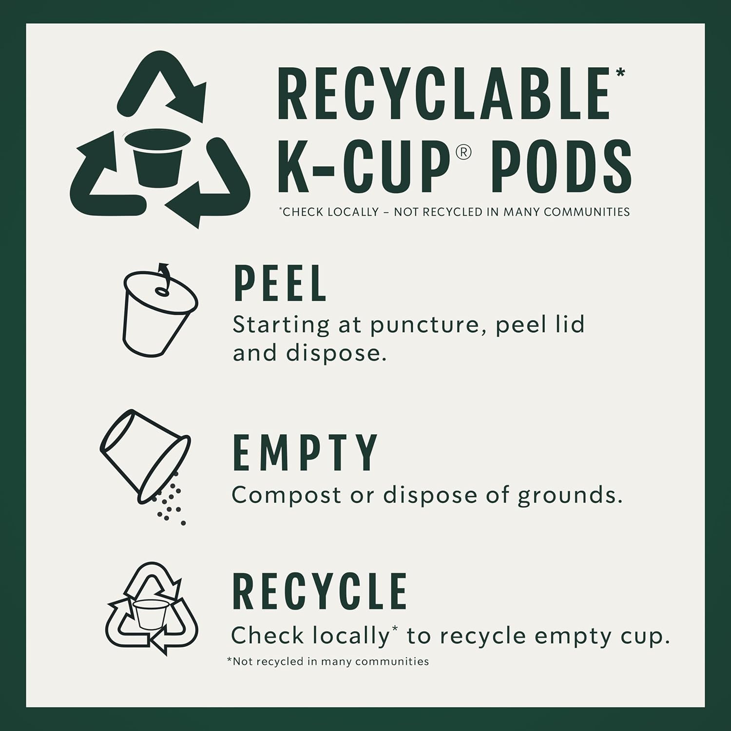 Starbucks K-Cup Coffee Pods, Dark Roast Coffee, French Roast for Keurig Brewers, 100% Arabica, 4 boxes (96 pods total)