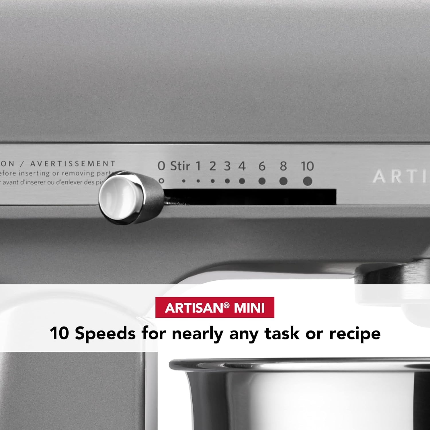 KitchenAid Artisan Mini 3.5 Quart Tilt-Head Stand Mixer - KSM3316X - Black Matte