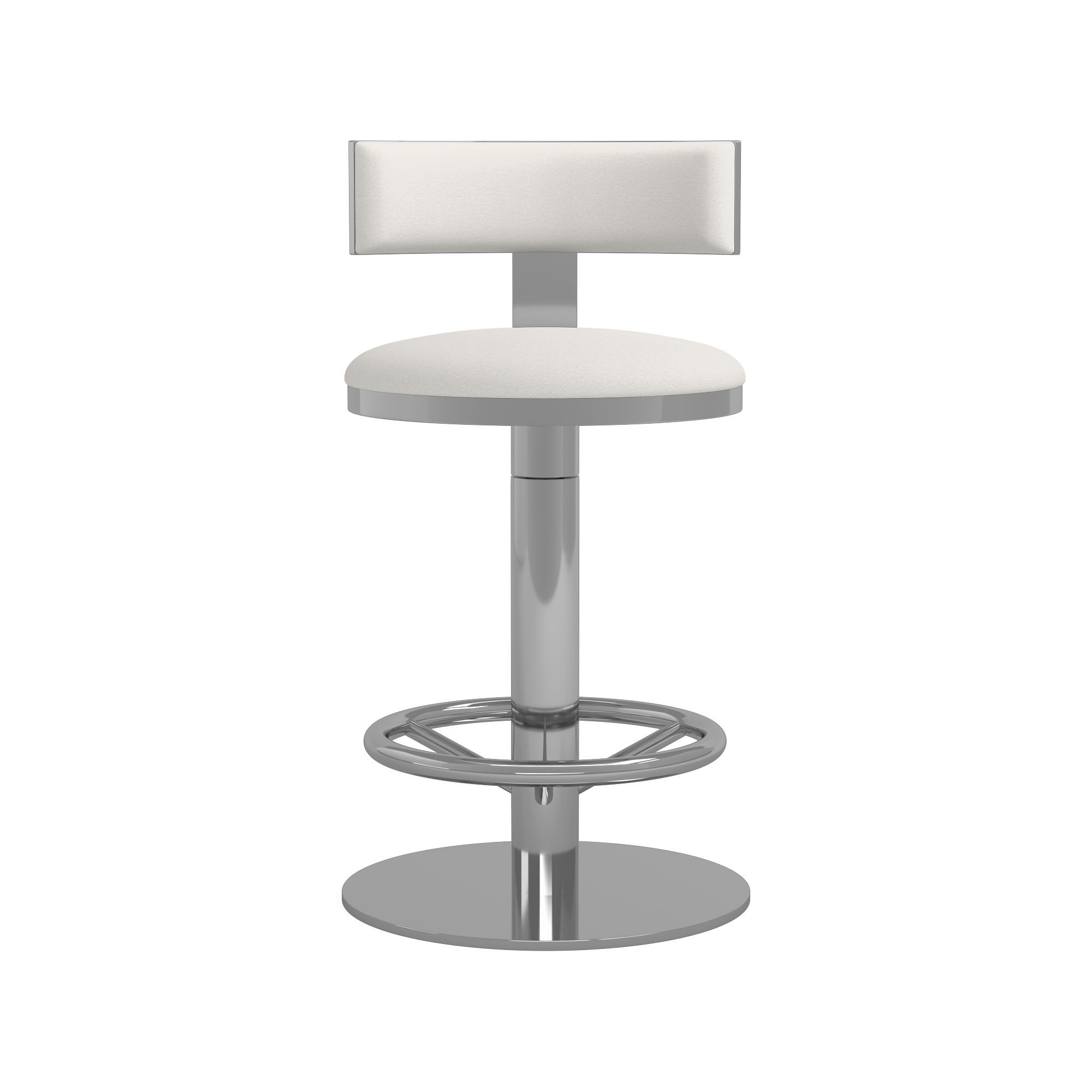 Larkin Upholstered Pedestal Counter & Bar Stool