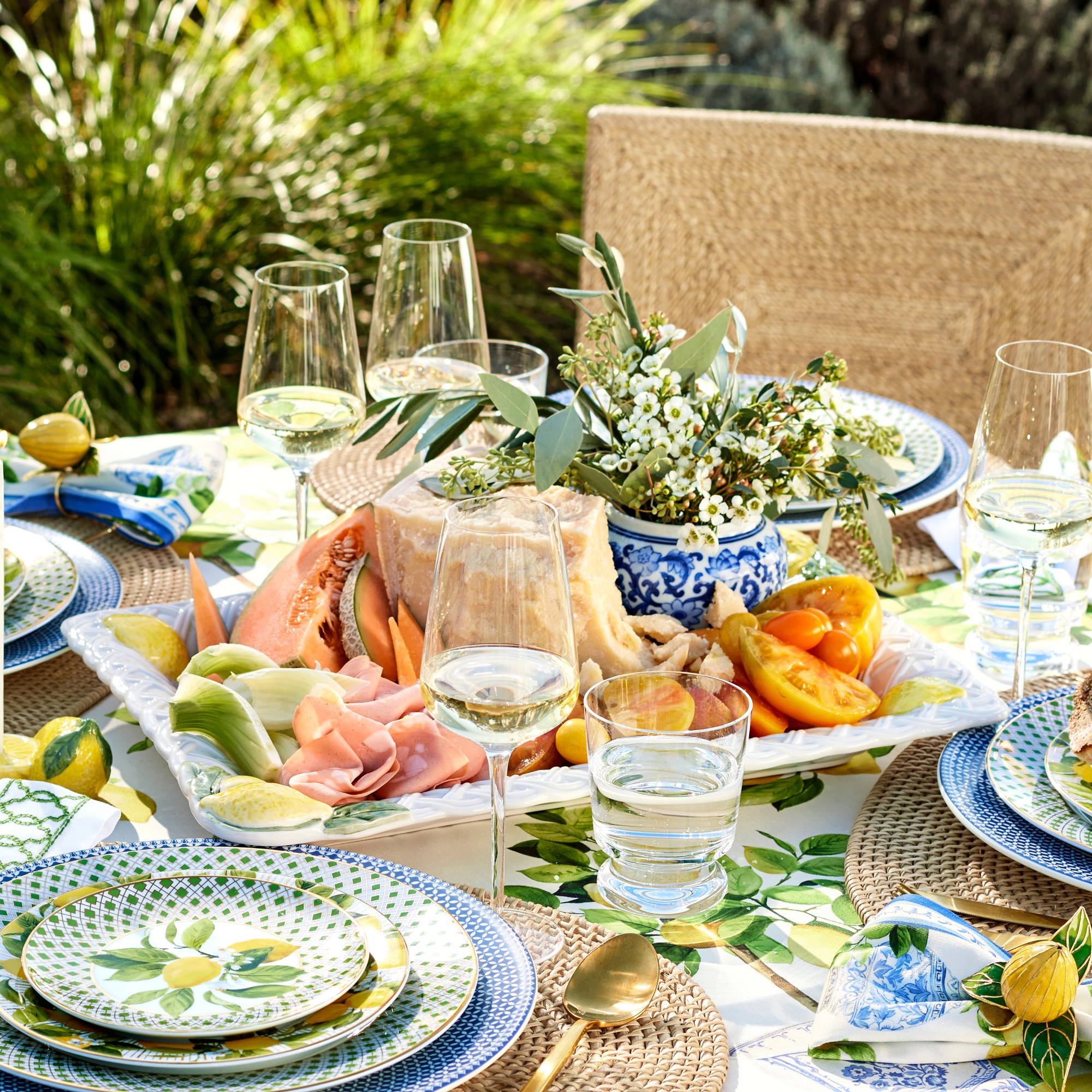 Limone Embossed Platter