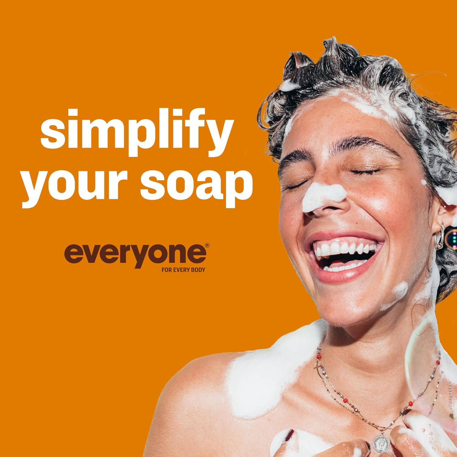 Everyone 3-in-1 Soap, Body Wash, Bubble Bath, Shampoo, 32 Ounce (Pack of 2), Lavender and Aloe, Coconut Cleanser with Organic Plant Extracts and Pure Essential Oils (Packaging May Vary)