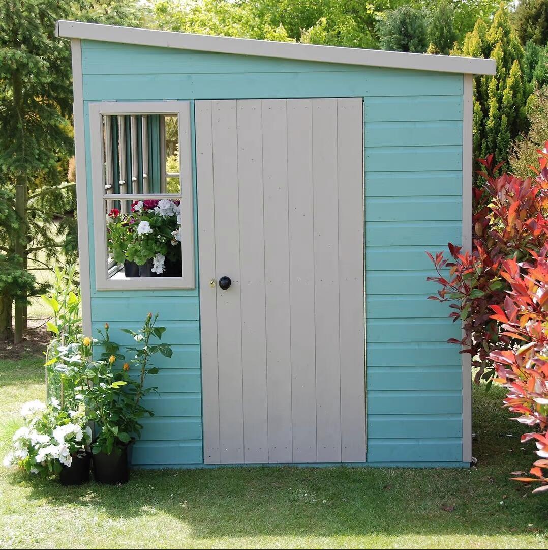10' x 10' Sun Pent Wooden Garden Potting Shed