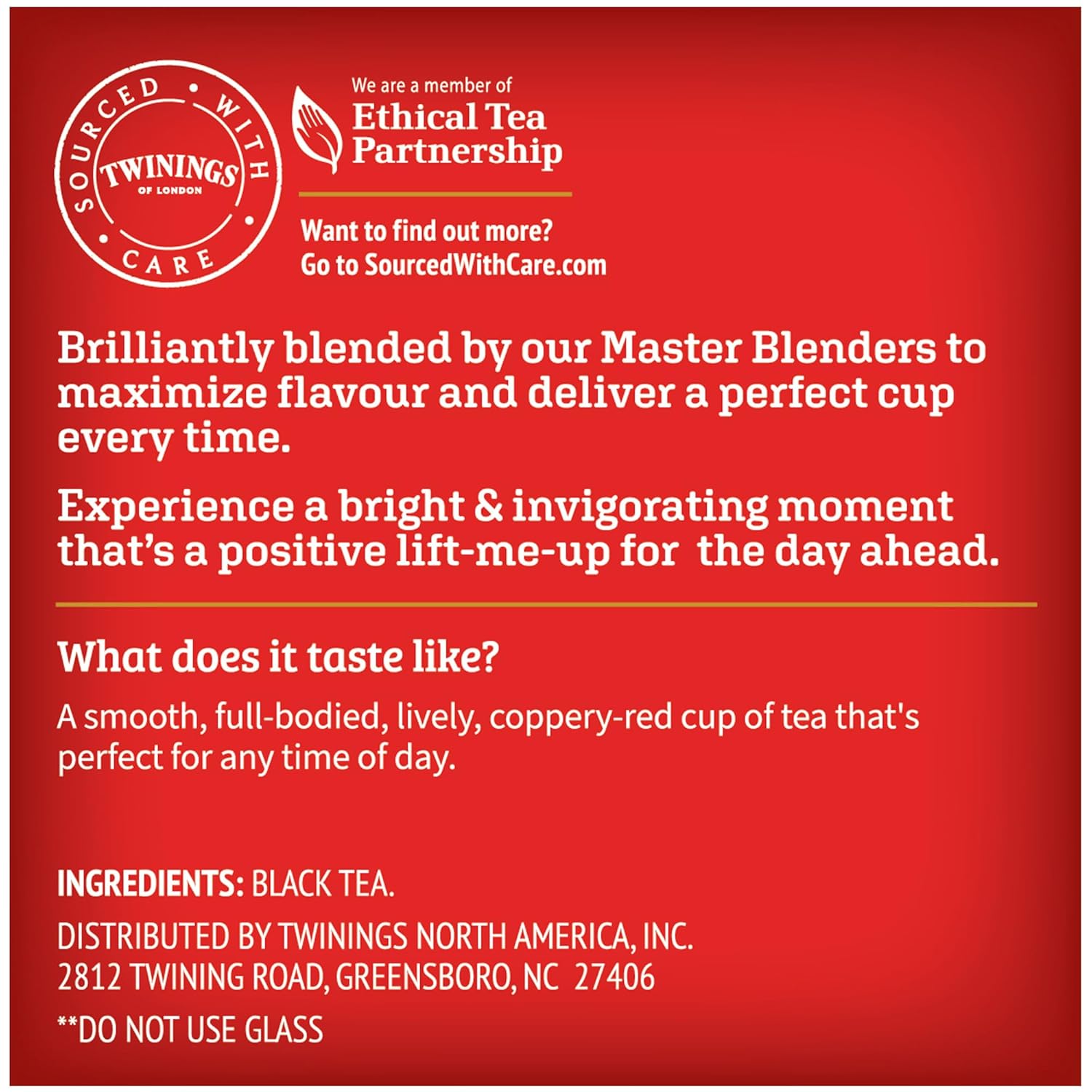 Twinings English Breakfast Black Tea K-Cup Pods for Keurig, 24 Count (Pack of 1), Smooth, Flavourful, Robust, Caffeinated, Enjoy Hot or Iced | Packaging May Vary