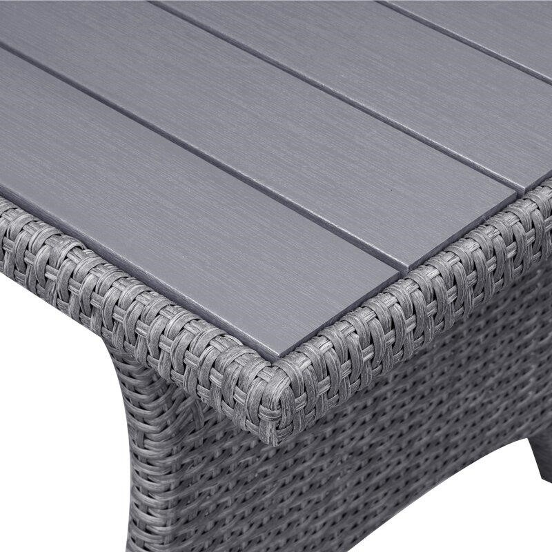 Burgas Wicker/Rattan 7 - Person Seating Group with Cushions