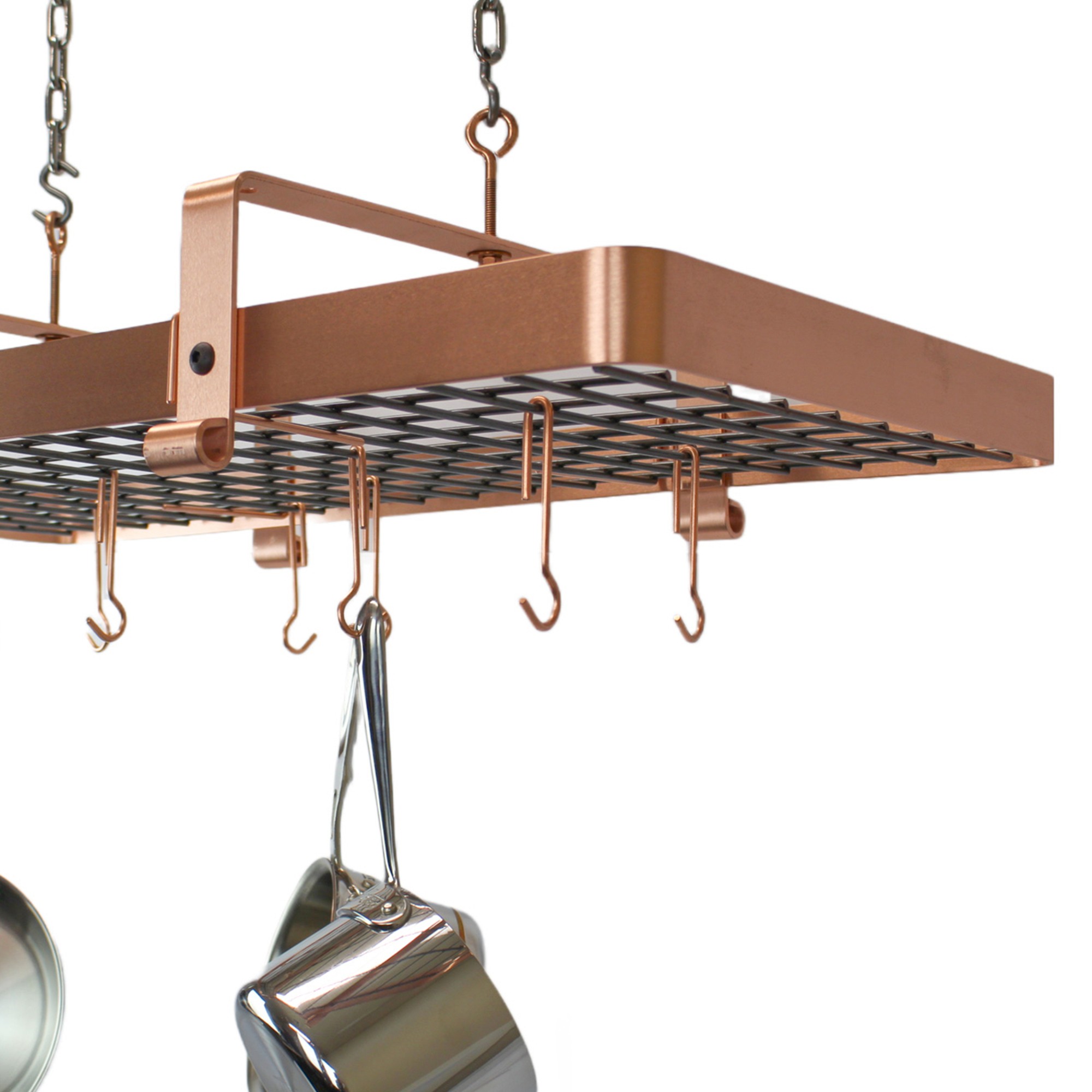 Enclume Low-Ceiling Rectangular Pot Rack