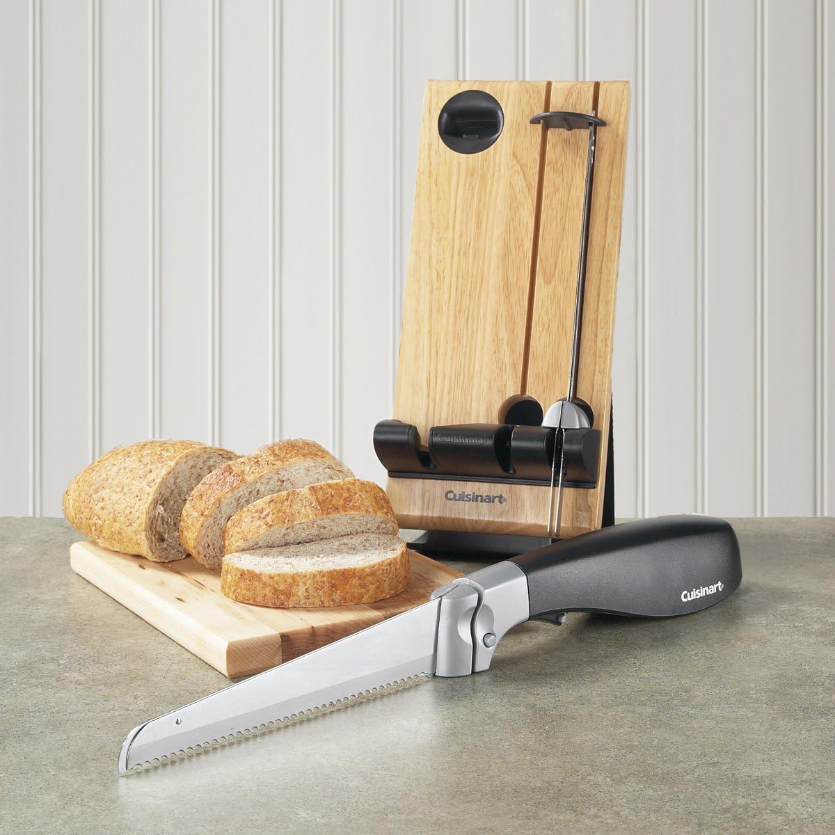 Cuisinart Electric Knife with Cutting Board, Stainless Steel/Black, CEK-41