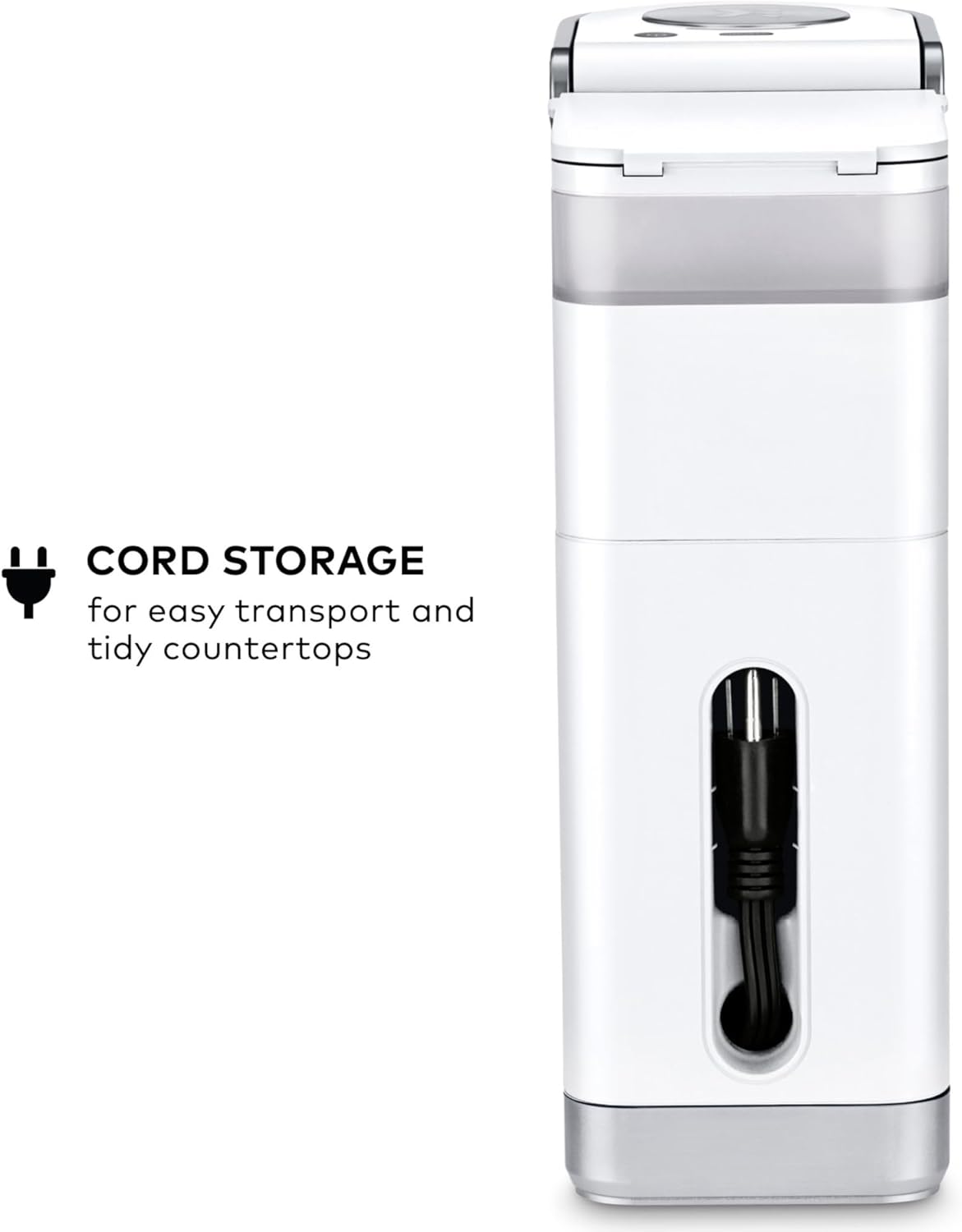 Keurig K-Mini Plus Single Serve K-Cup Pod Coffee Maker, with 6 to 12oz Brew Size, Stores up to 9 K-Cup Pods, Travel Mug Friendly, Matte Black