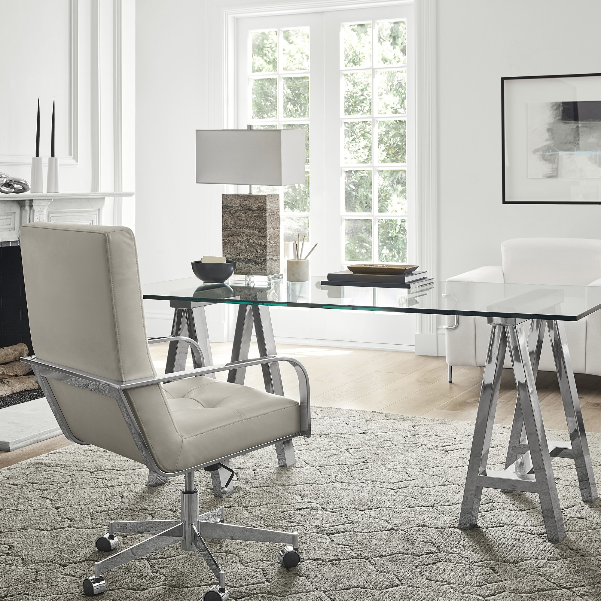 James Swivel Desk Chair