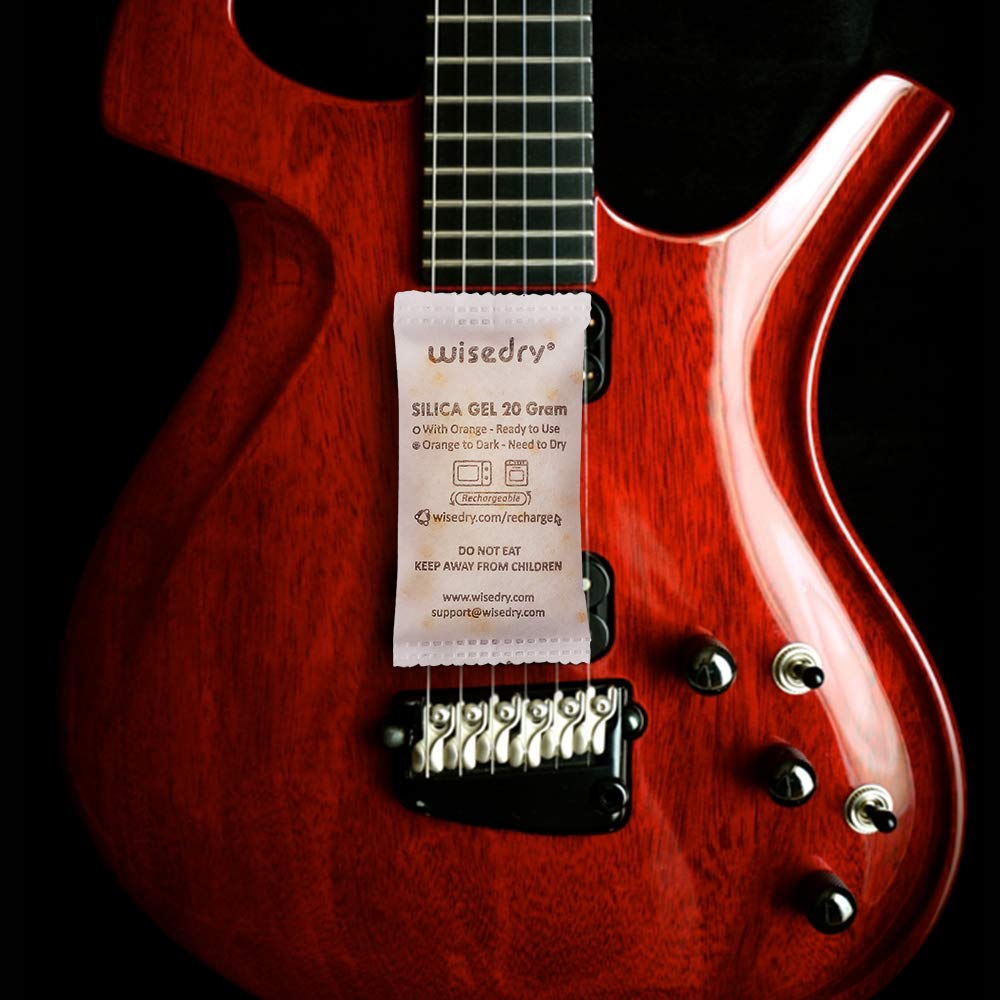 wisedry 2 x 500 Gram [2.2 lbs] Rechargeable Silica Gel Car Dehumidifier, Microwave Fast Reactivated Desiccant Packets Large for Gun Safe Closet Basement Garage Storage Moisture Absorbers Bag Reusable