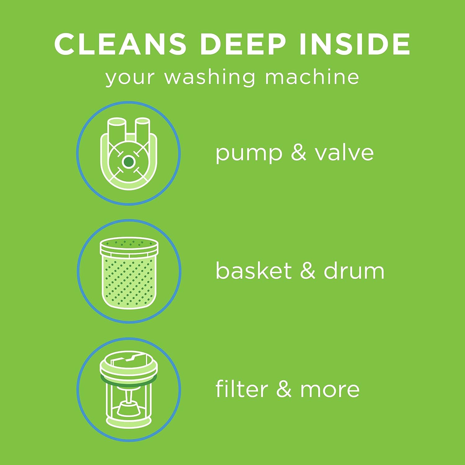 Affresh Washing Machine Cleaner, Cleans Front Load and Top Load Washers, Including HE, 6 Tablets