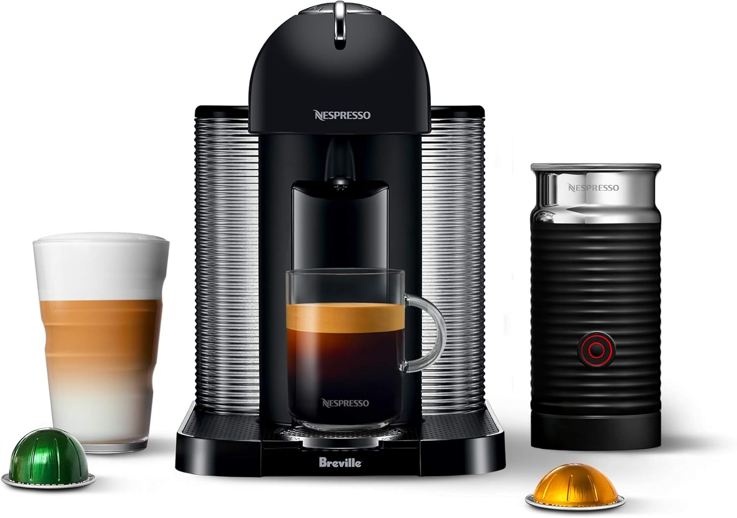 Nespresso Vertuo Coffee and Espresso Maker by Breville, Chrome