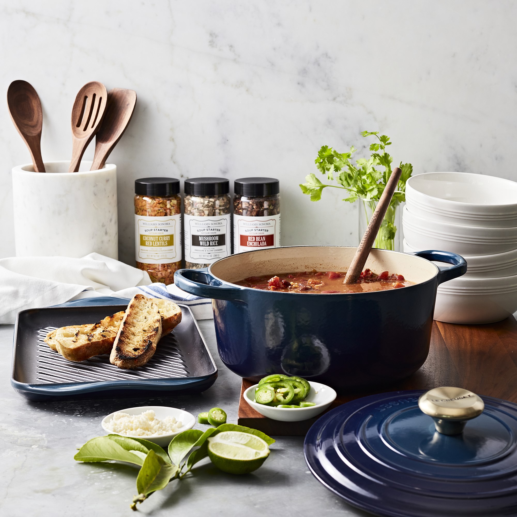 Le Creuset Enameled Cast Iron Skinny Grill