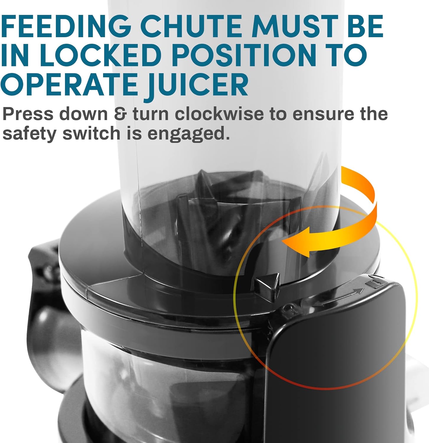 Elite Gourmet Masticating Juicer Machines, 12-inch Juicer, Masticating Cold Press Juicer Machines, Juicer for Vegetables and Fruits, Easy to Clean Juicer, Charcoal Grey