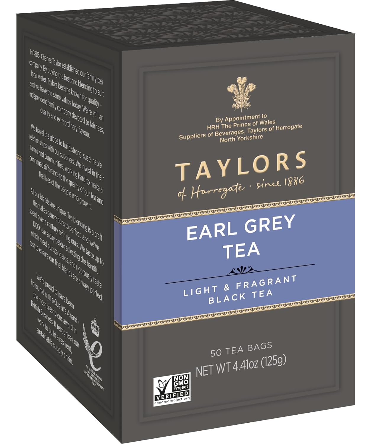 Taylors of Harrogate Organic Peppermint Herbal Tea, 50 Count