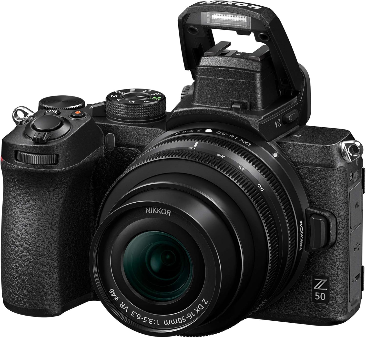 Nikon Z 50 with Wide-Angle Zoom Lens | Compact mirrorless stills/video camera with 16-50mm lens | Nikon USA Model