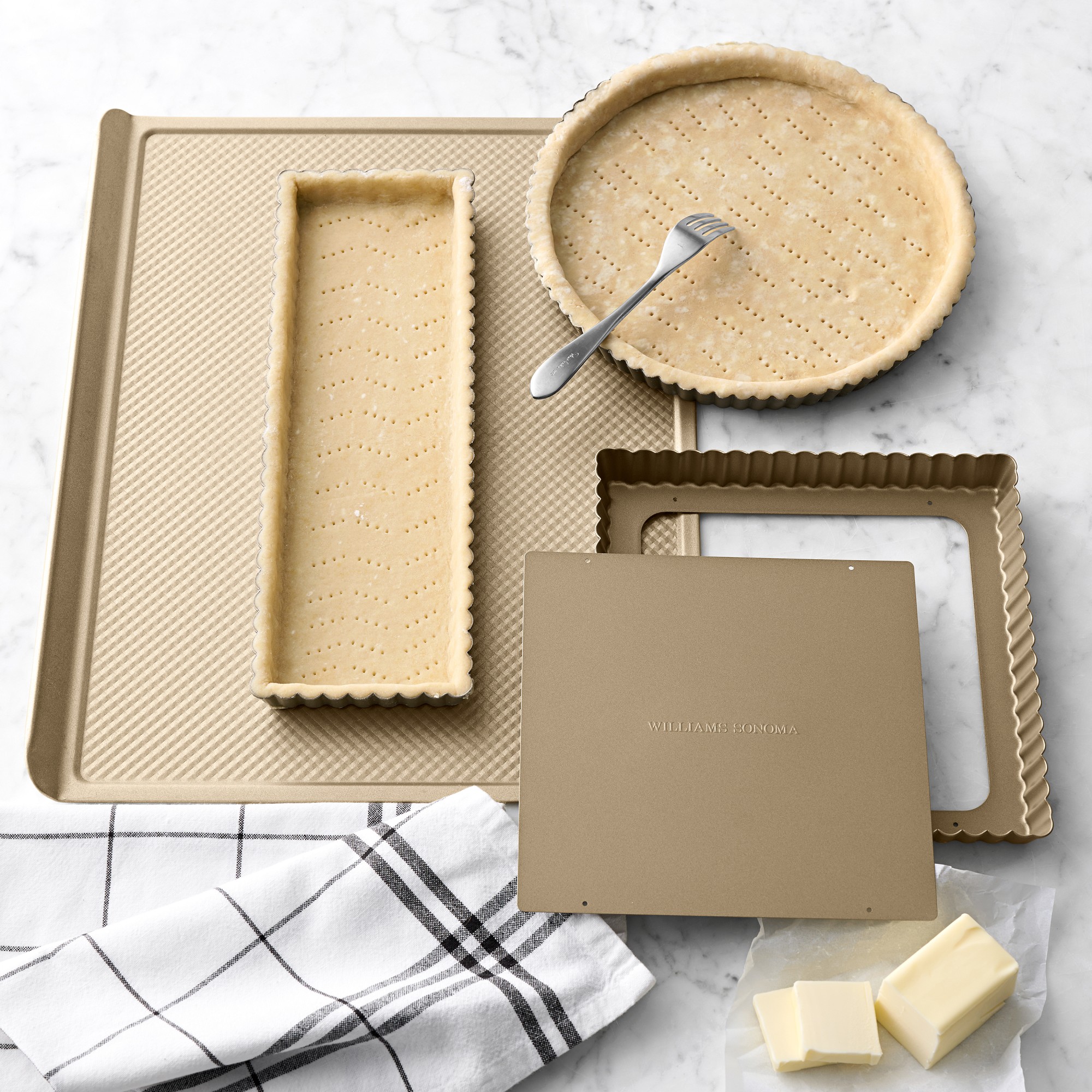 Williams Sonoma Goldtouch® Pro Nonstick Tart Pan, Set of 3