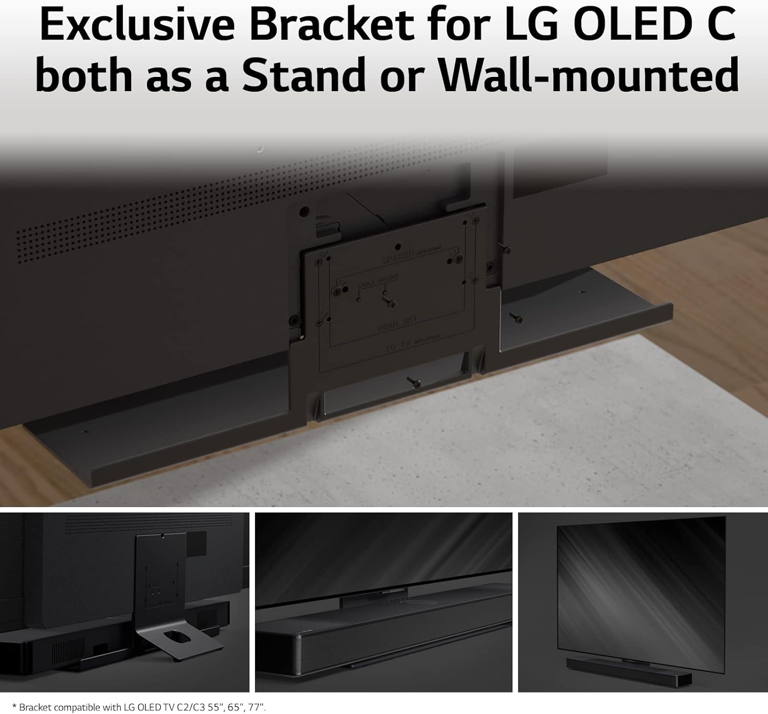 LG C3 Series 83-Inch Class OLED evo 4K Processor Smart Flat Screen Wall Mount TV with Magic Remote AI-Powered OLED83C3PUA, 2023 with Alexa Built-in