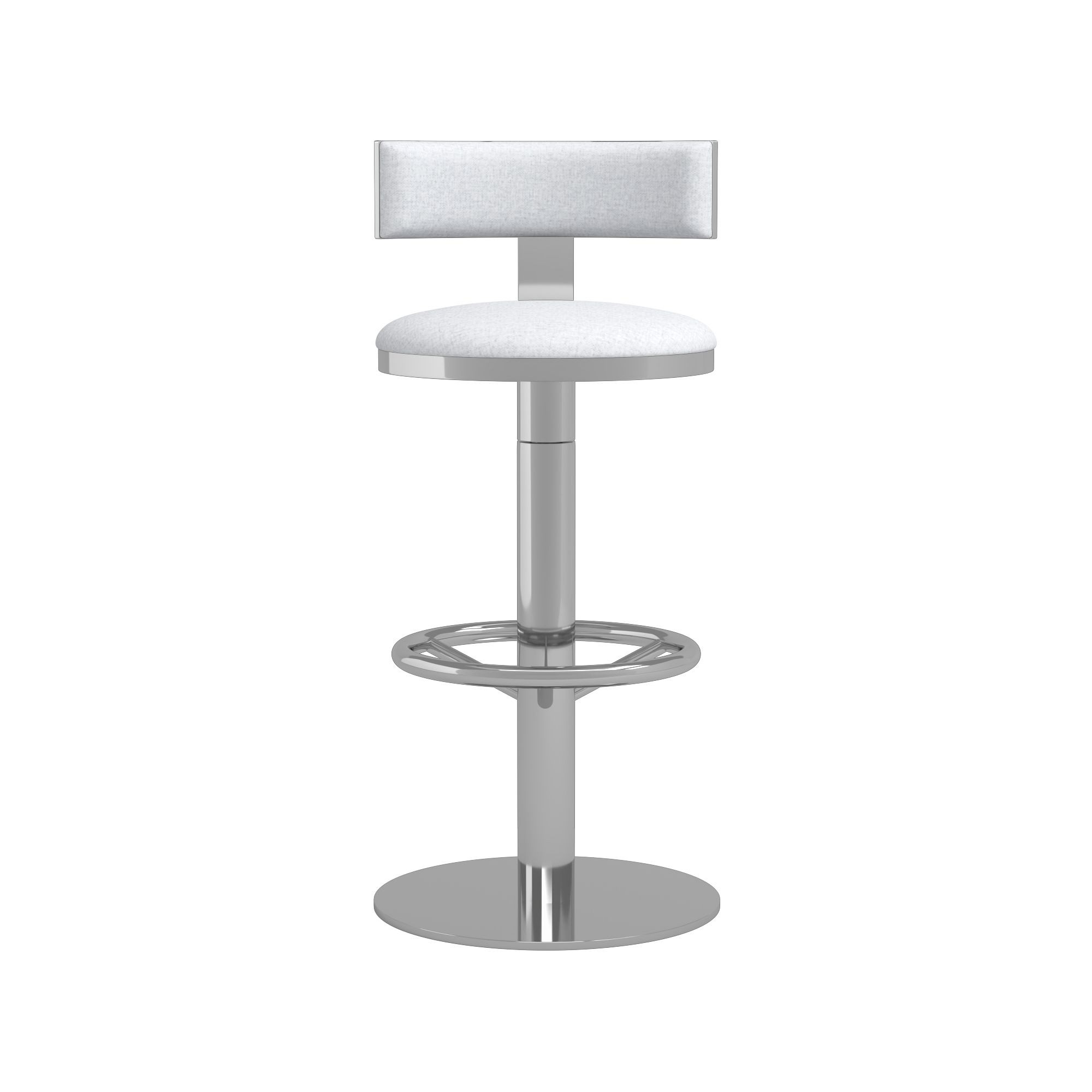 Larkin Upholstered Pedestal Counter & Bar Stool