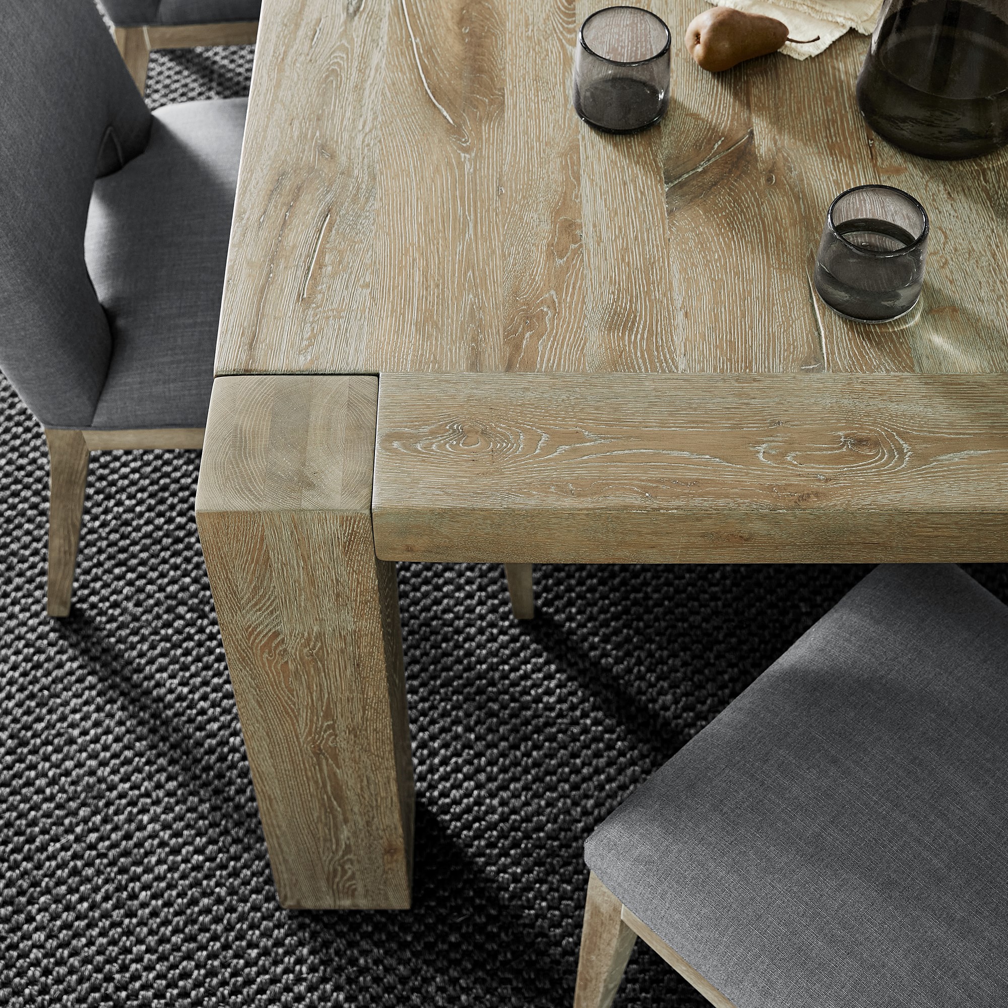 Montauk Parsons Rectangular Dining Table (82