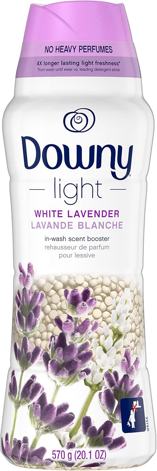 Downy Light In Wash Scent Booster Beads, Ocean Mist Scent, 24 oz, Downy Scent Booster Beads, Laundry Beads, No Heavy Perfumes
