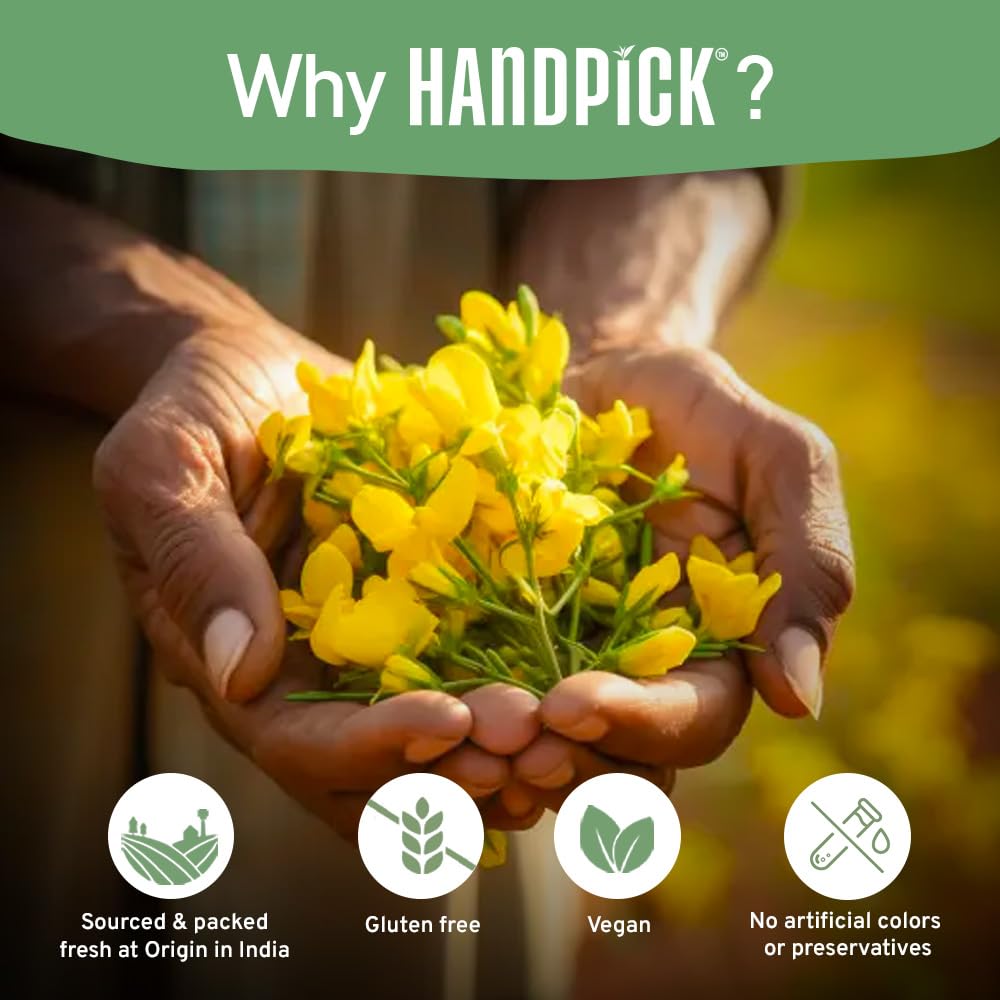 HANDPICK, Peppermint Tea, Eco-Conscious Tea Bags - 100 Count | Caffeine Free, Non-GMO | Minty, Fresh & Cool flavor | Direct From Source