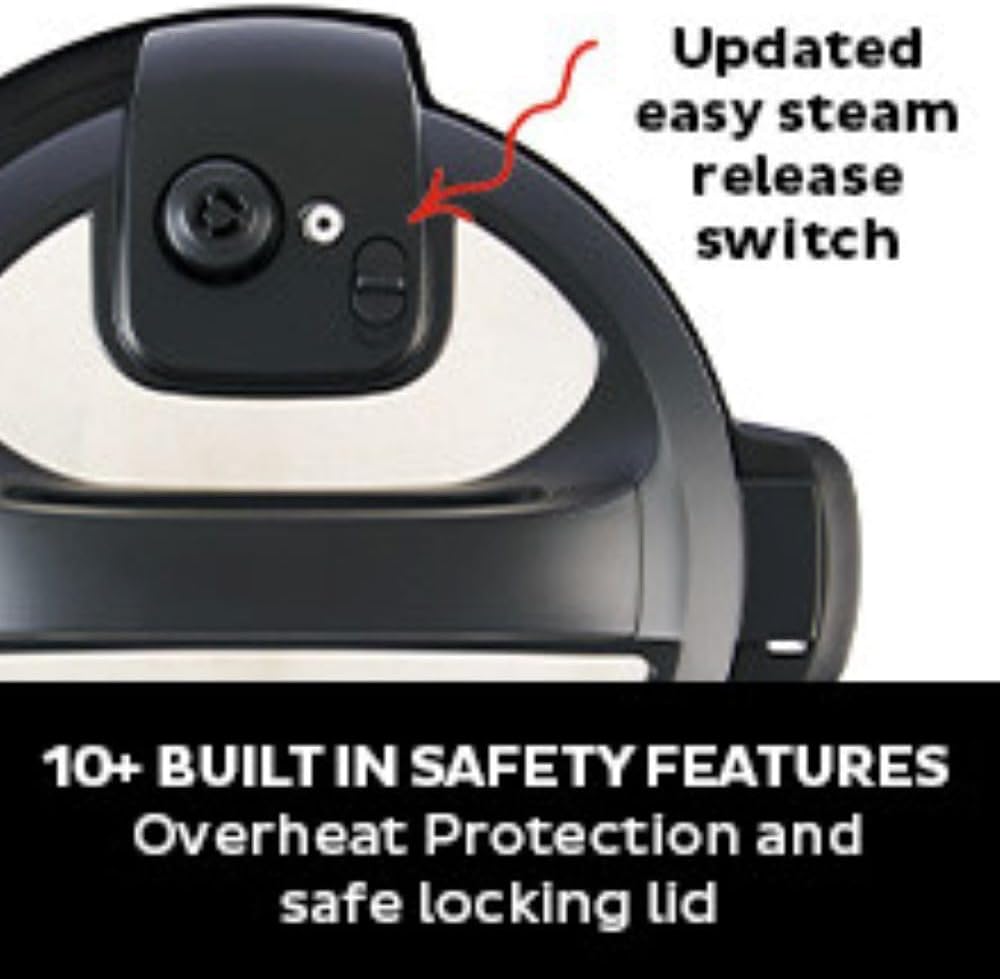 Instant Pot Duo 7-in-1 Mini Electric Pressure Cooker, Slow Rice Cooker, Steamer, Sauté, Yogurt Maker, Warmer & Sterilizer, Includes Free App with over 1900 Recipes, Stainless Steel, 3 Quart