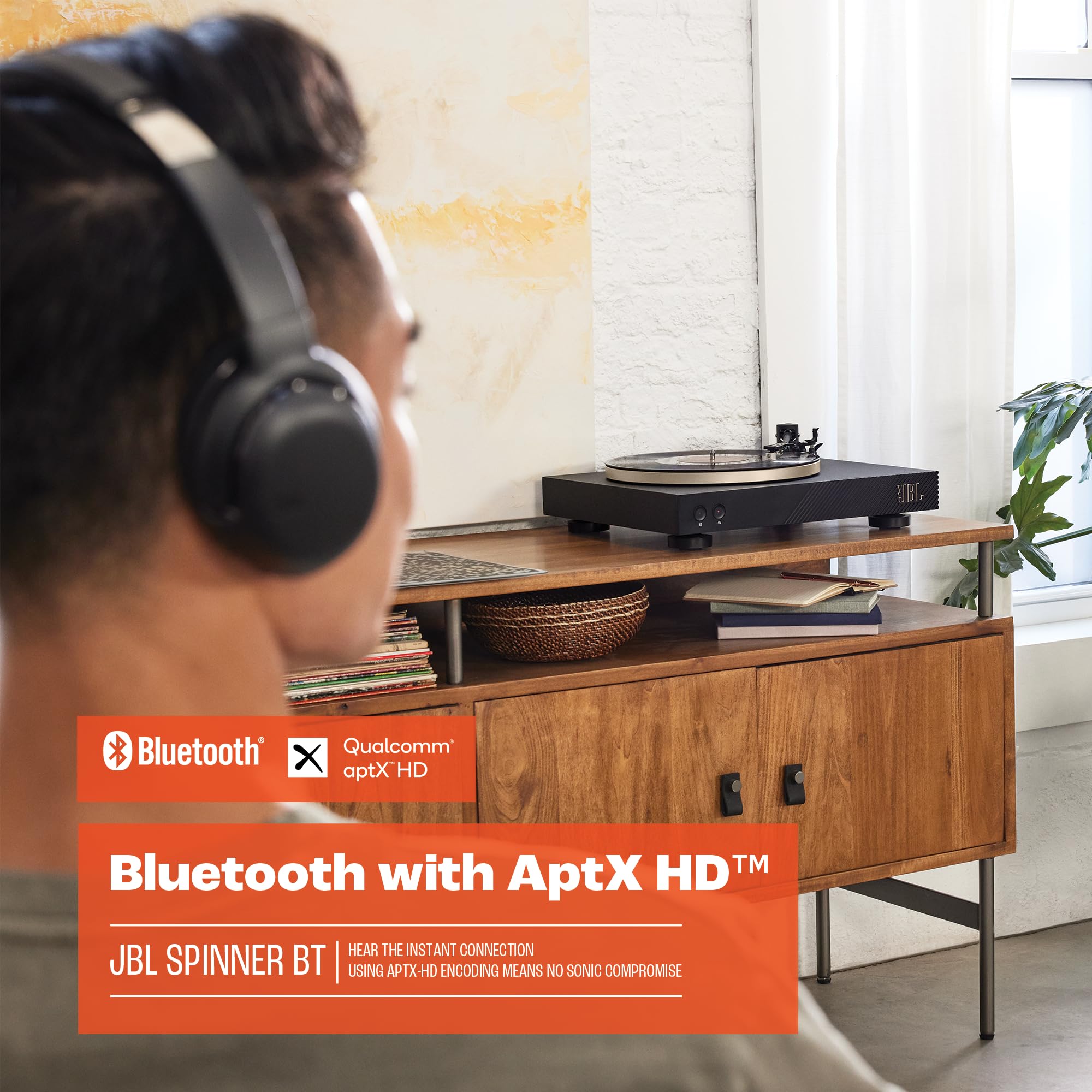 JBL Spinner - Bluetooth Turntable with AptX-HD