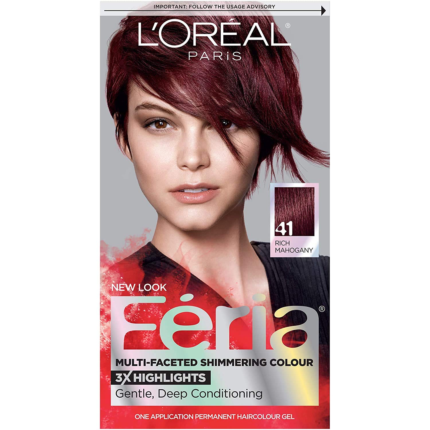 L'Oreal Paris Feria Hyper Platinum Advanced Lightening System Hair Bleach, Lifts Up To 8 Levels, Includes Anti Brass Purple Conditioner, 1 Hair Dye Kit