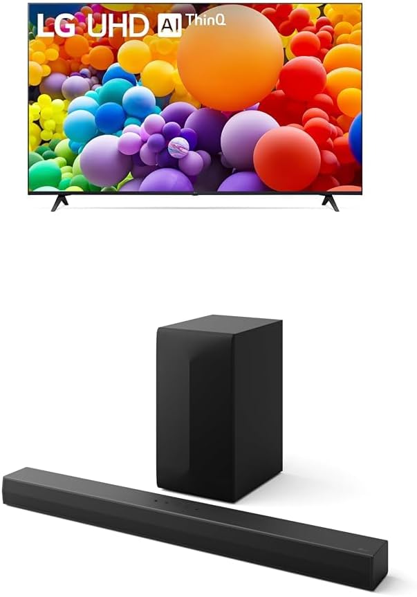 LG 86-Inch Class UT75 Series LED Smart TV 4K Processor Flat Screen AI-Powered with Alexa Built-in (86UT7590PUA, 2024)