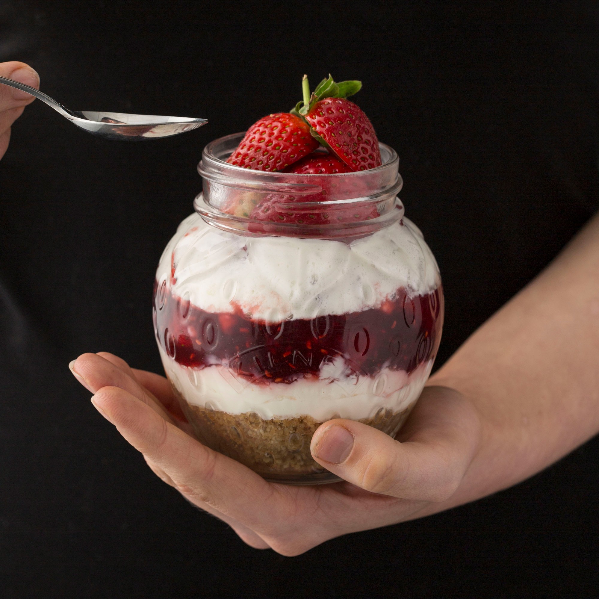 Kilner Strawberry Jar, 13.5 oz, Set of 6