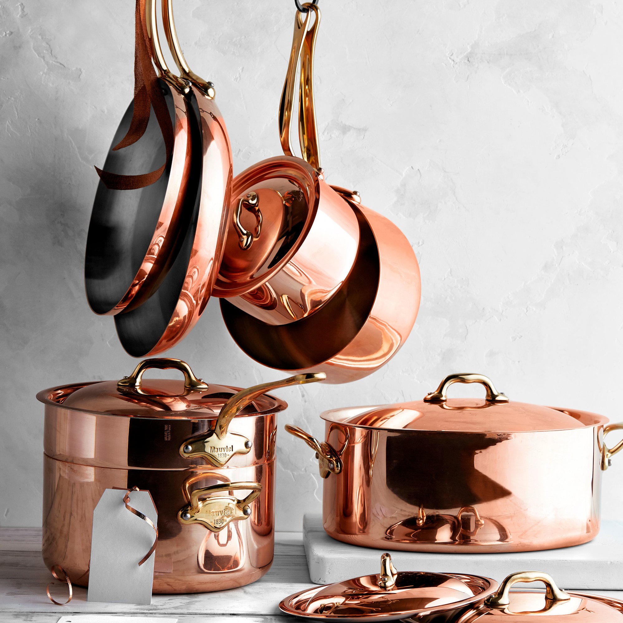 Mauviel M'150B Copper 12-Piece Cookware Set