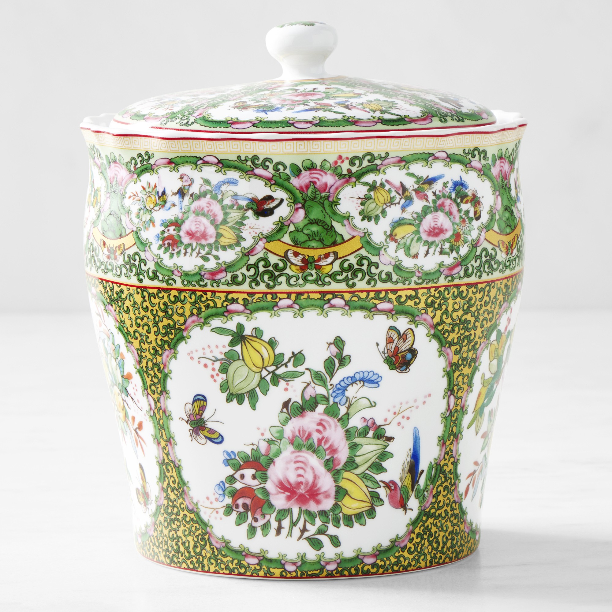 Famille Rose Porcelain Canisters