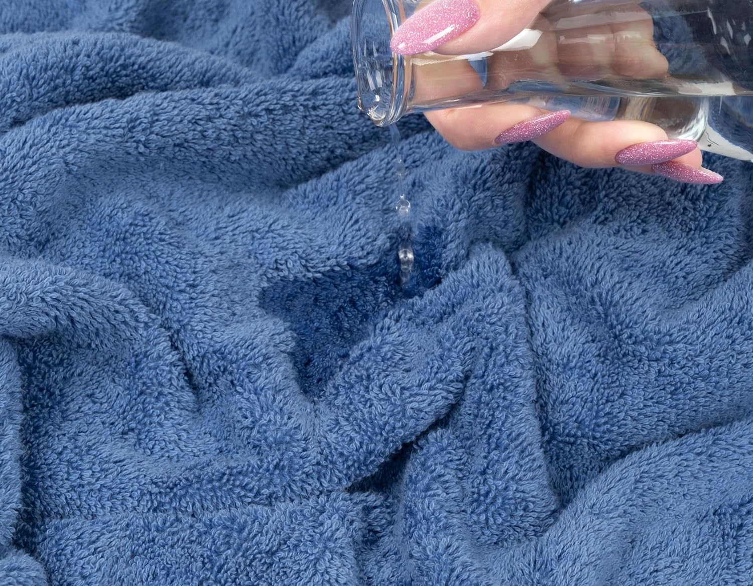 American Soft Linen Luxury 6 Piece Towel Set, 2 Bath Towels 2 Hand Towels 2 Washcloths, 100% Cotton Turkish Towels for Bathroom, Light Grey Towel Sets