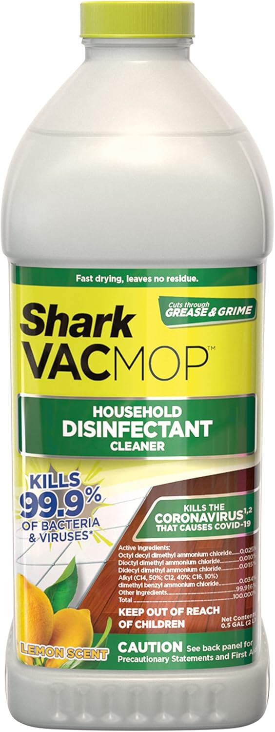 Shark Multi-Surface Cleaner 2 Liter Bottle VCM60 VACMOP Refill, Spring Clean Scent, 67 Fl Oz (Packaging may vary)