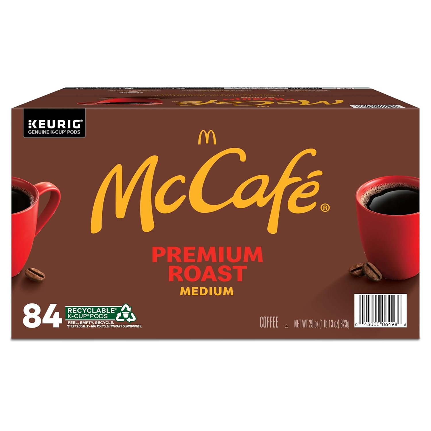 McCafe Premium Roast, Single-Serve Keurig K-Cup Pods, Medium Roast Coffee Pods Pods, 84 Count