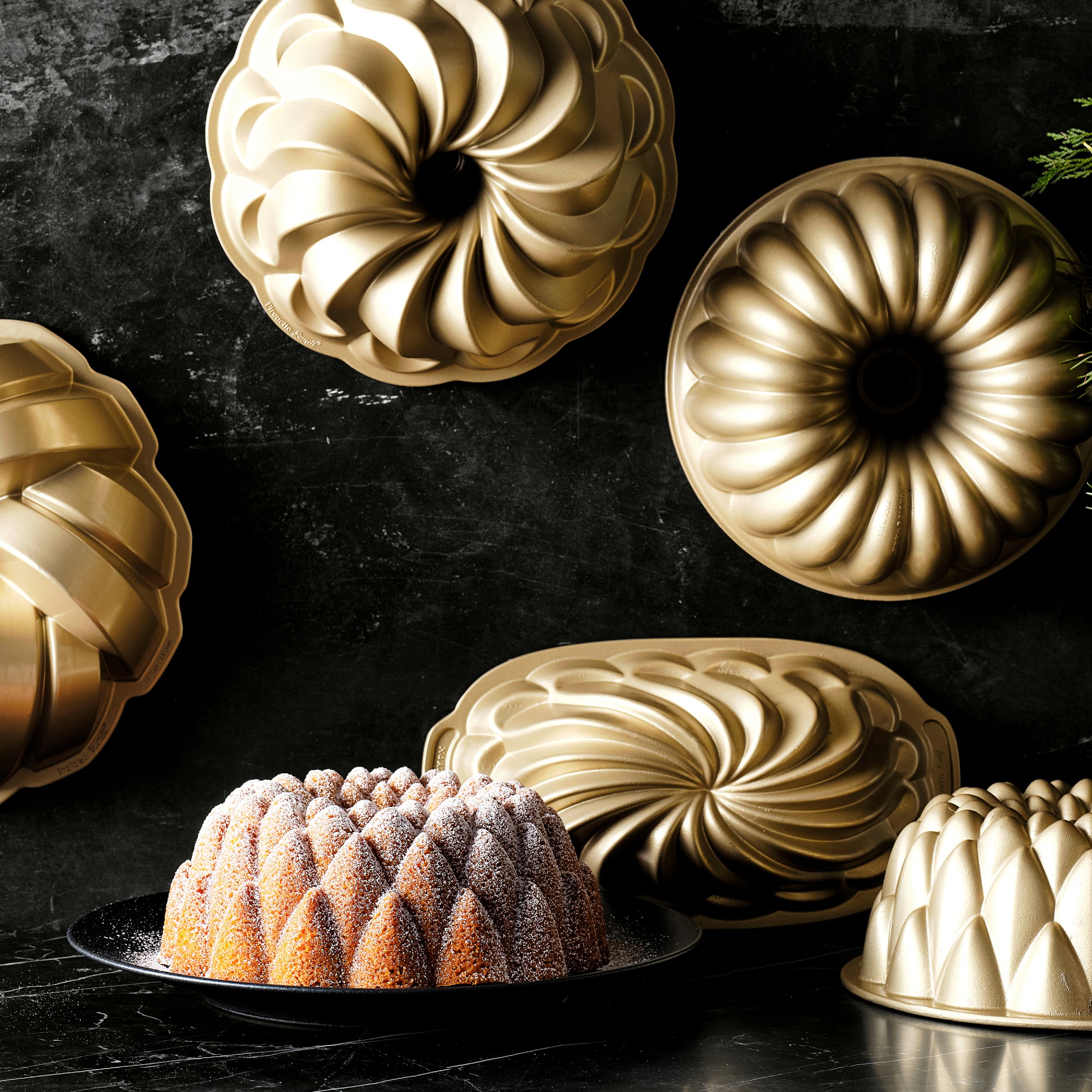 Nordic Ware Nonstick Cast Aluminum Pirouette Loaf Pan