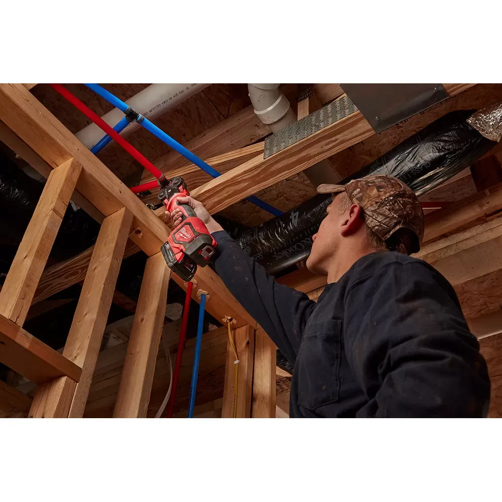 Milwaukee 2674-22C M18 18V Short Throw Press Tool Kit w/ PEX Crimp Jaws