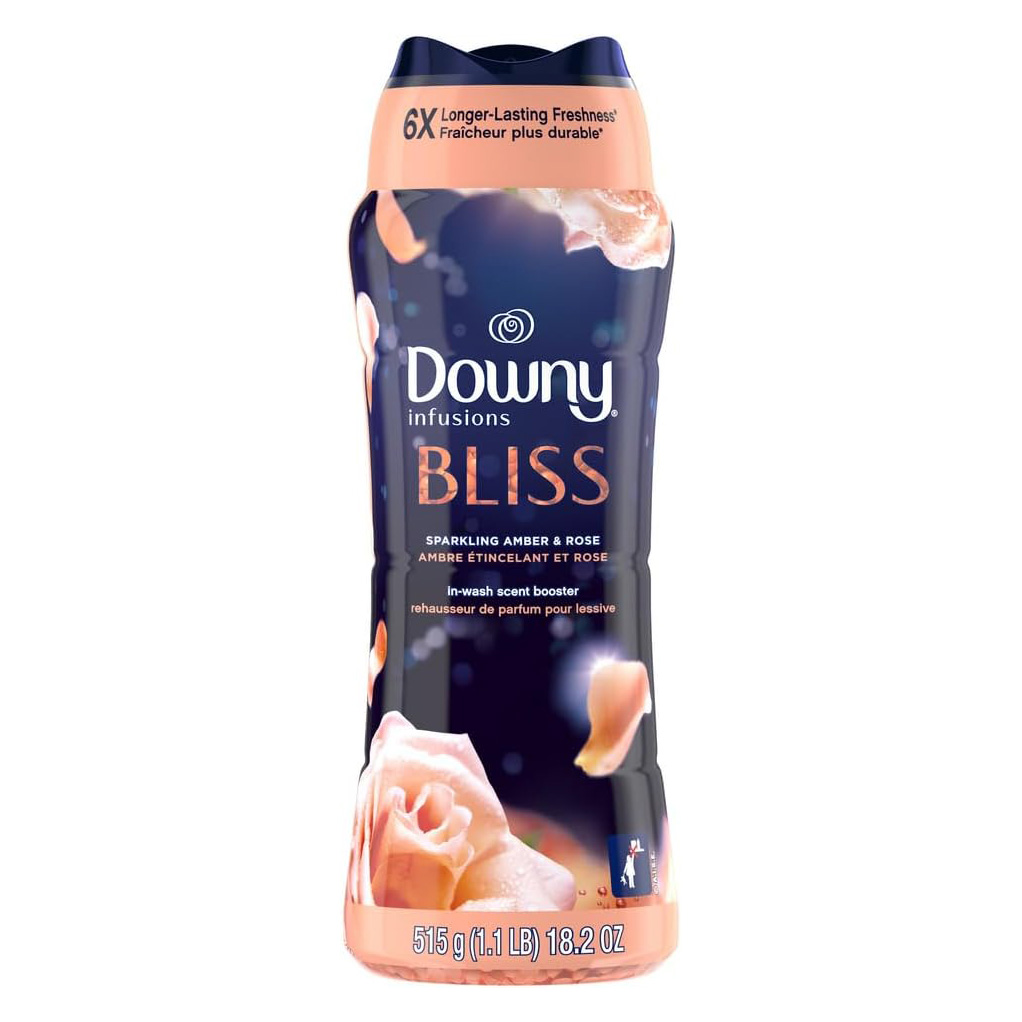 Downy Infusions In Wash Scent Booster Beads, CALM, Soothing Lavender and Vanilla Bean Scent, 24 oz Laundry Beads