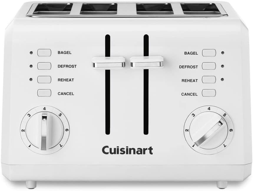 Cuisinart CPT-122BK 2-Slice Compact Plastic Toaster, Black