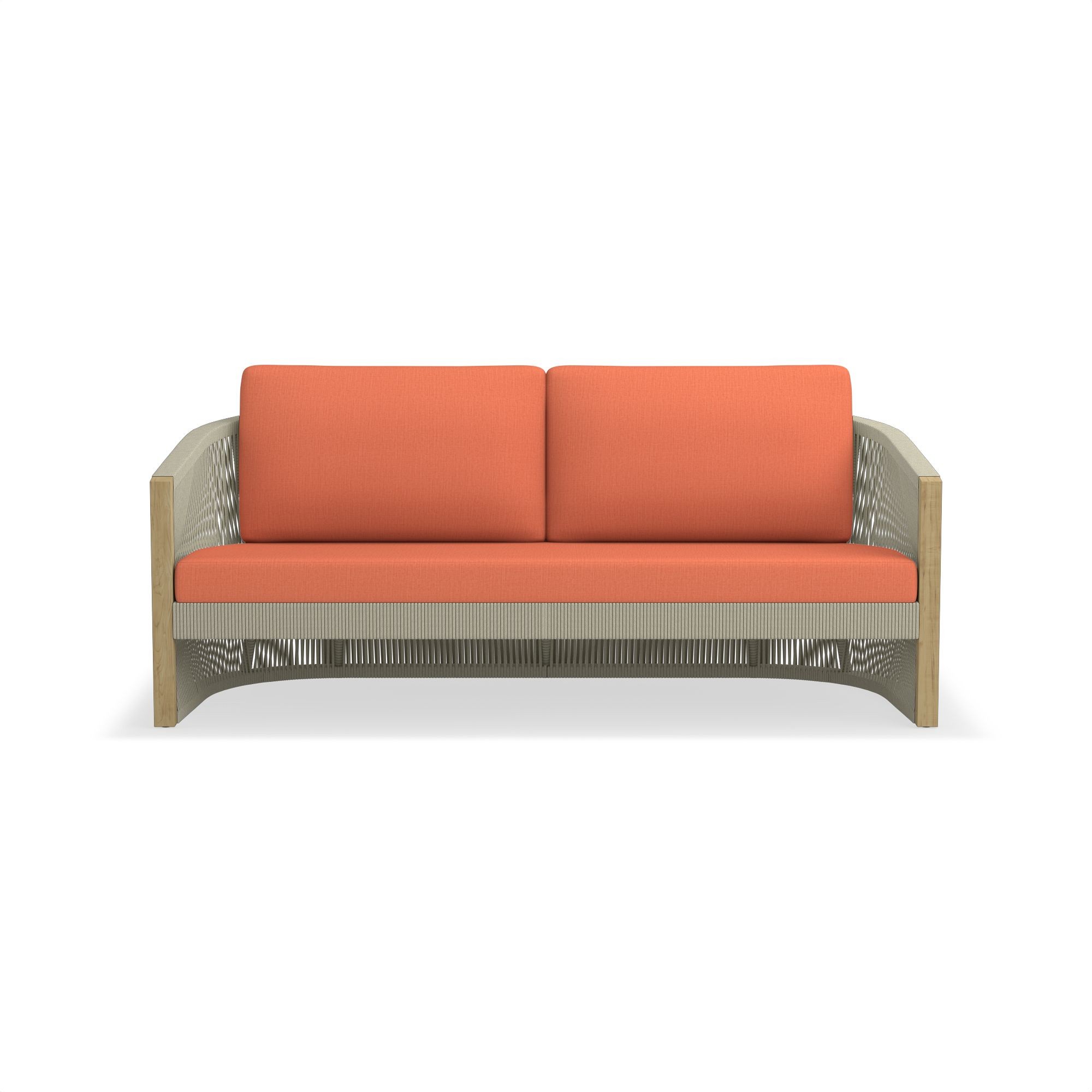 Pasadena Outdoor Teak and Rope Sofa Cushions