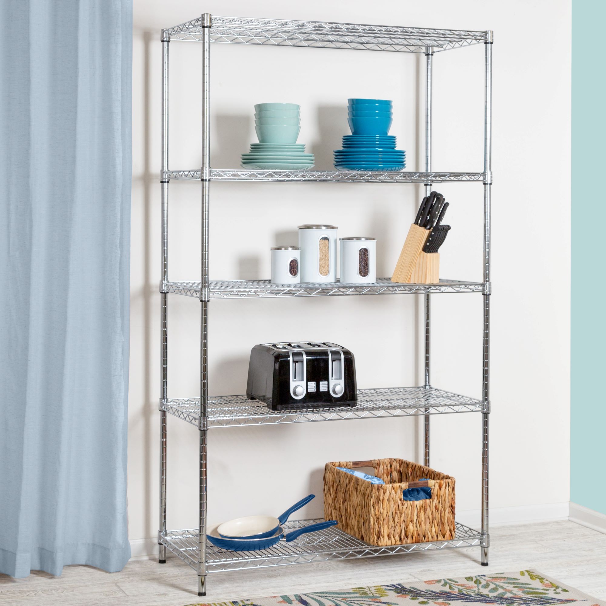 Heavy-Duty Adjustable Storage Shelving