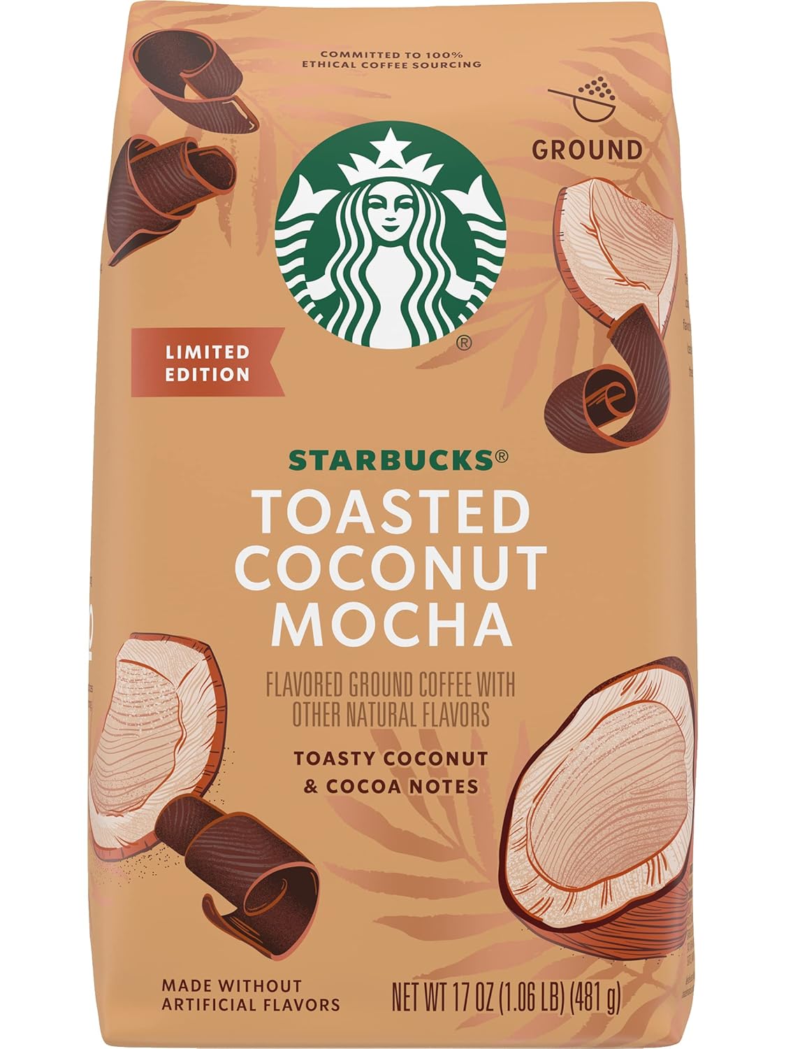 Starbucks Ground Coffee, Medium Roast Coffee, Pike Place Roast, 100% Arabica, 1 Bag (28 Oz)