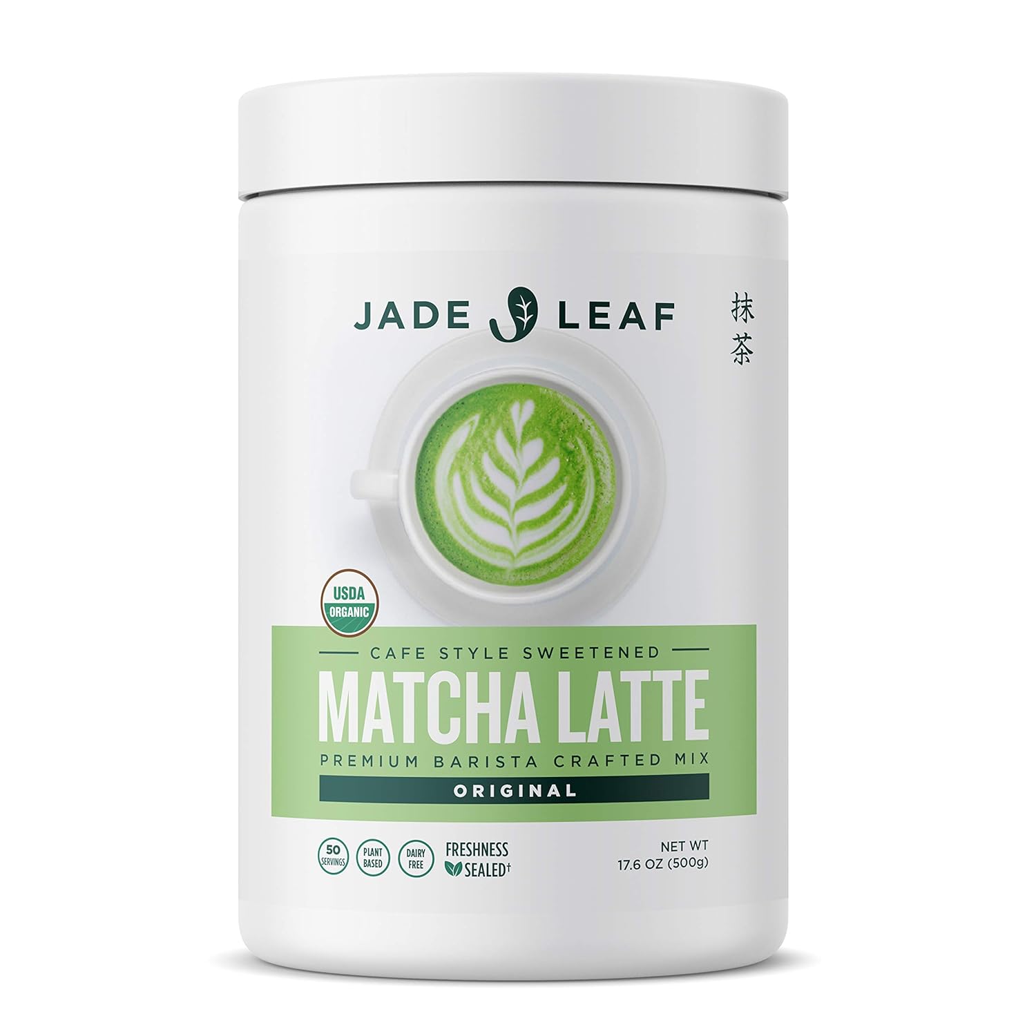 Jade Leaf Matcha Organic Café Style Sweetened Matcha Latte Premium Barista Crafted Mix - Original - Authentically Japanese (5.3 Ounce Pouch)