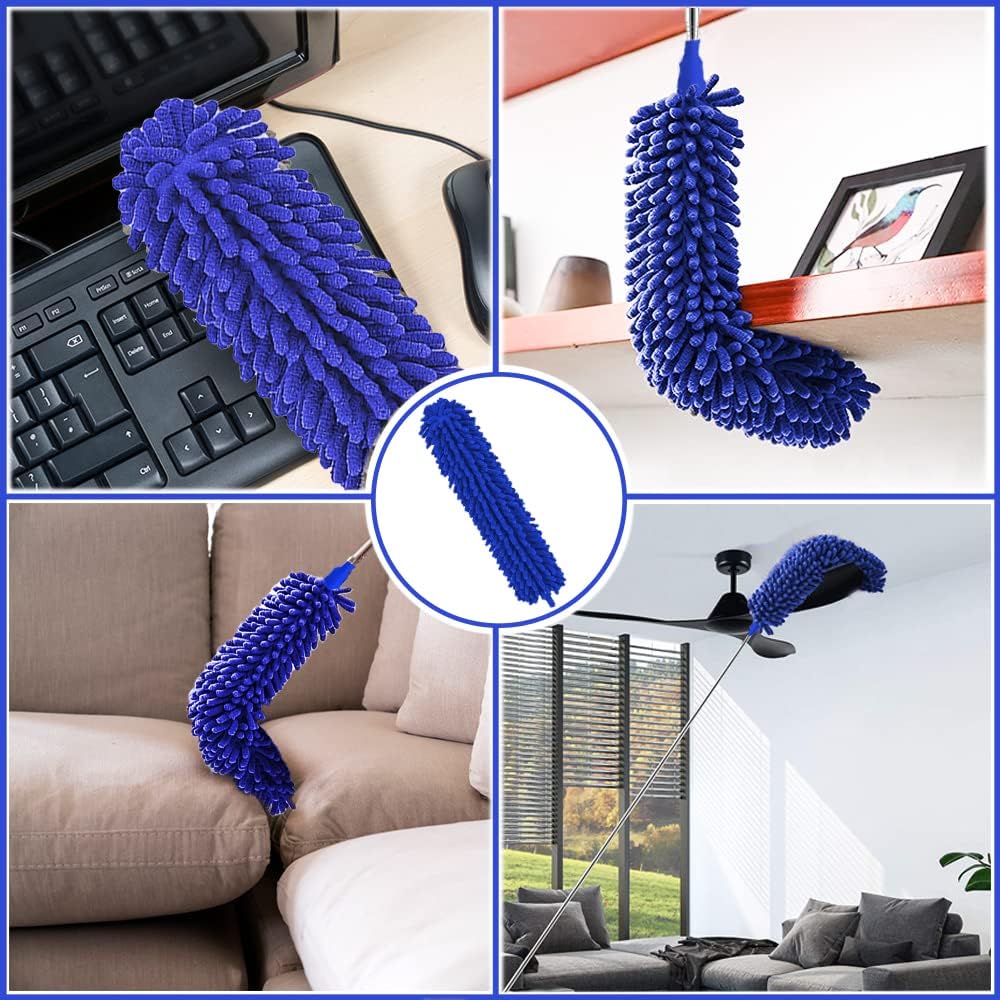 Microfibre Duster for high Ceilings, Duster for Cleaning Fan Cobweb, 100