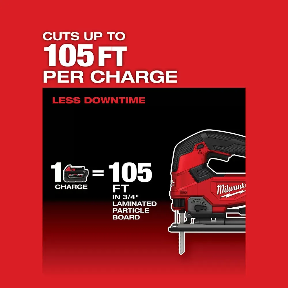 Milwaukee 2737-20 M18 FUEL 18V Cordless D-Handle Jig Saw - Bare Tool