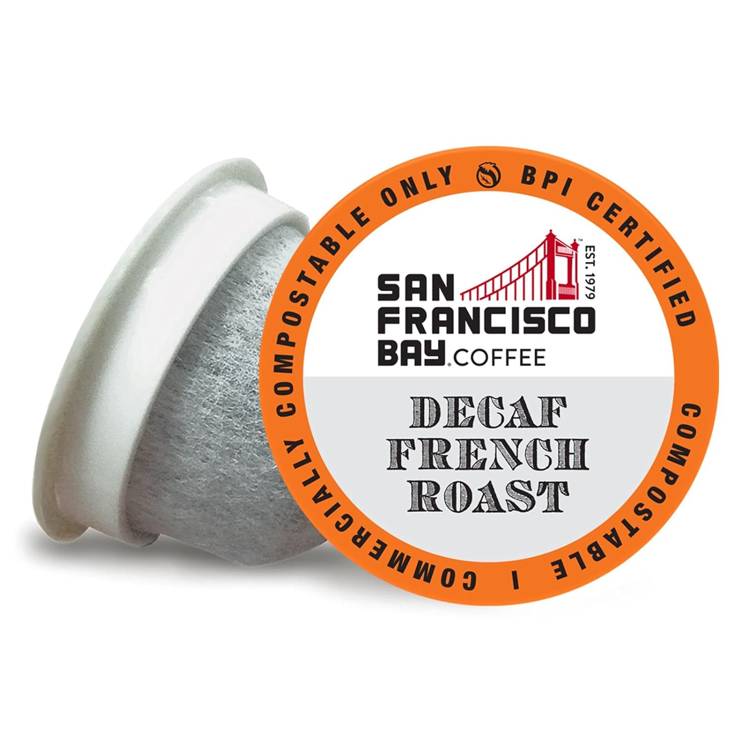San Francisco Bay Compostable Coffee Pods - French Roast (80 Ct) K Cup Compatible including Keurig 2.0, Dark Roast