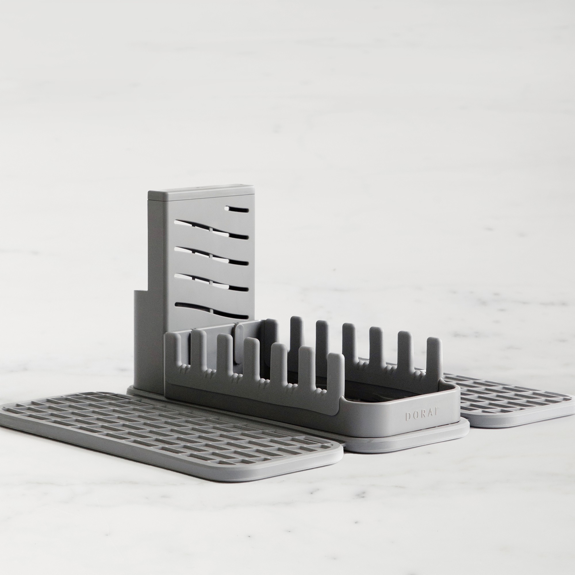 Dorai Dish Pad and Dish Pad Rack
